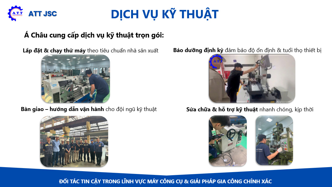 các dịch vụ kĩ thuật Á Châu cung cấp