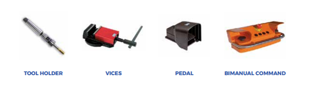 phụ kiện đi kèm máy taro bàn erlo group sh series