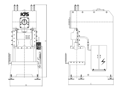 Khung máy dập IDS dòng ICSL