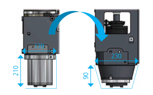 Đầu trục chính dạng quill SMEC MCV5700L