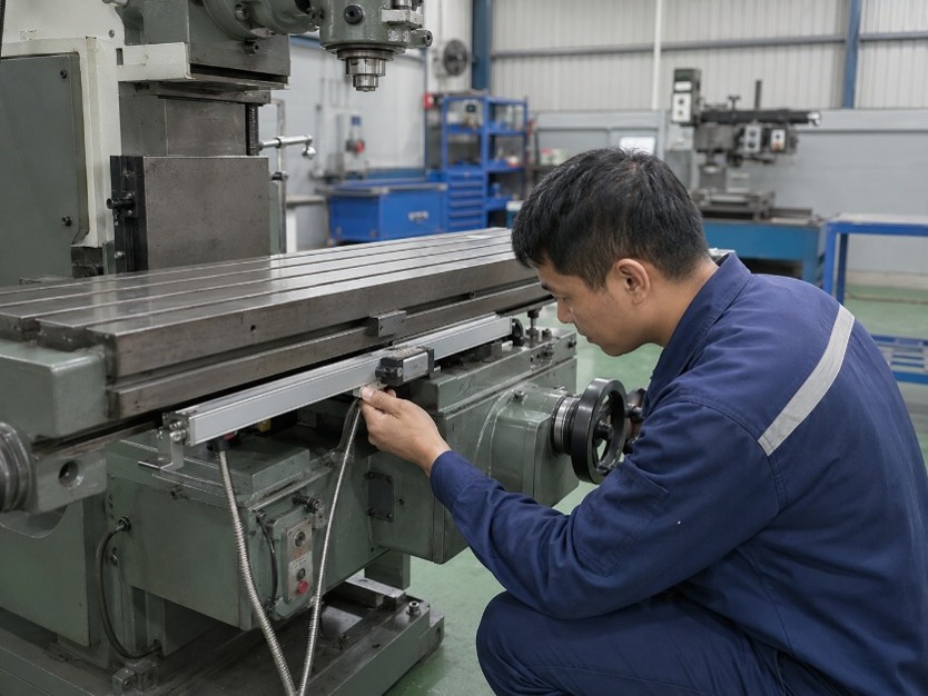 Kiểm tra thước quang trước khi sử dụng
