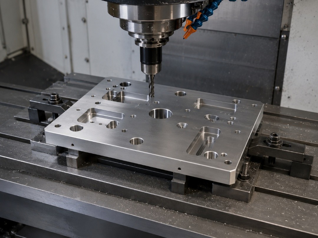 Chi tiết chủ yếu gia công từ một mặt hoặc vài lần gá trên máy CNC