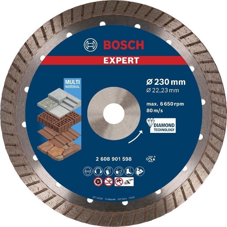 Đĩa kim cương có vành turbo/phân đoạn.