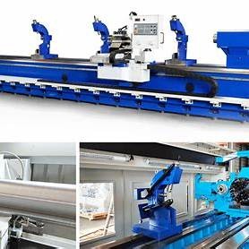 Đỡ trục dài bằng giá đỡ để hạn chế rung khi gia công