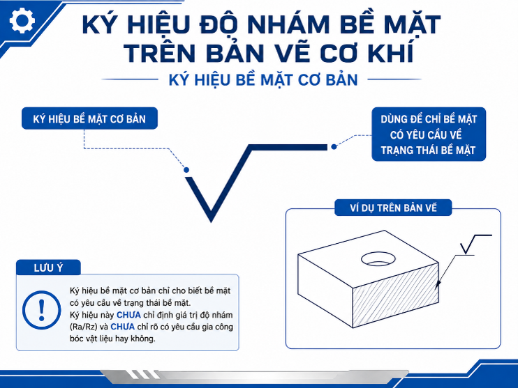 Ký hiệu bề mặt cơ bản