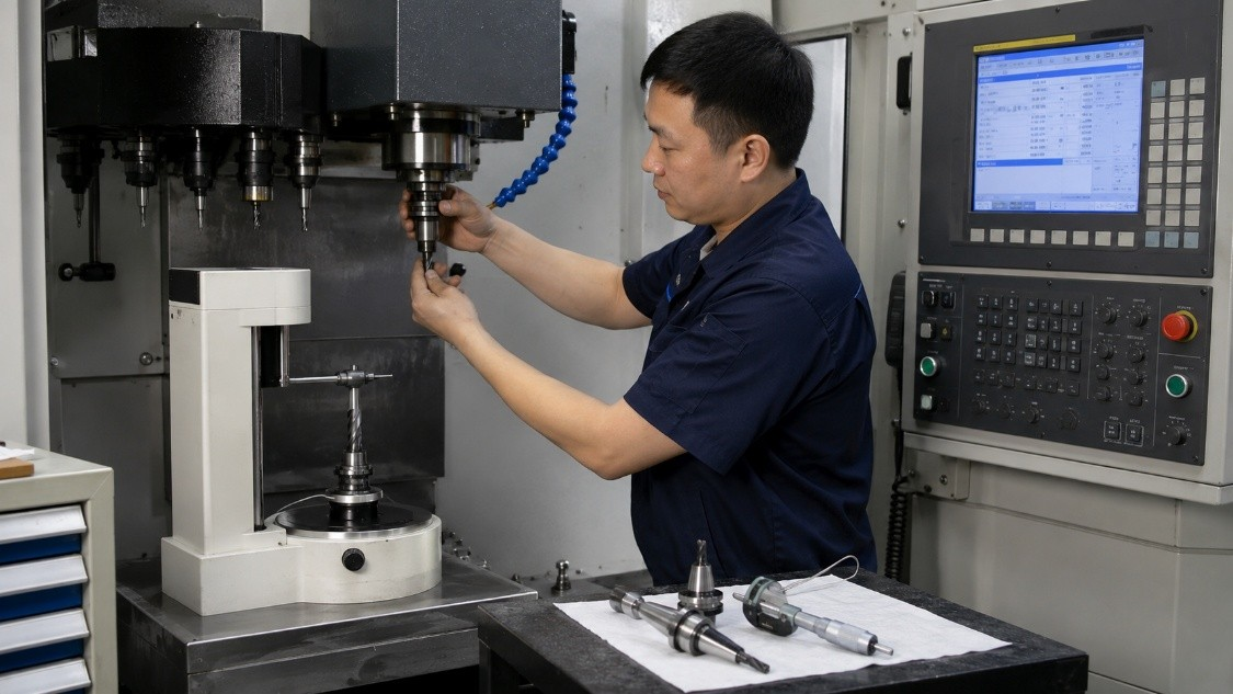 Lắp dao, đo dao và thiết lập giá trị bù