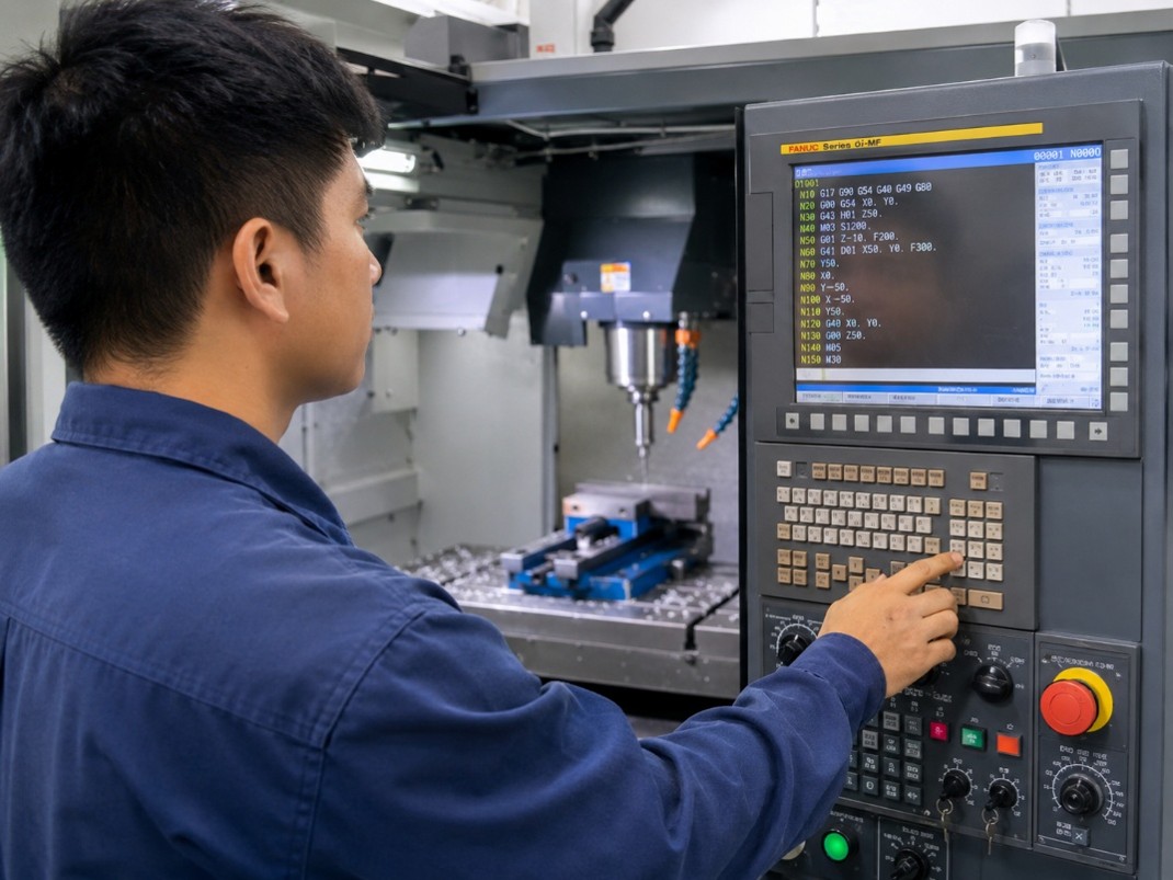 Lập trình phay CNC hệ FANUC