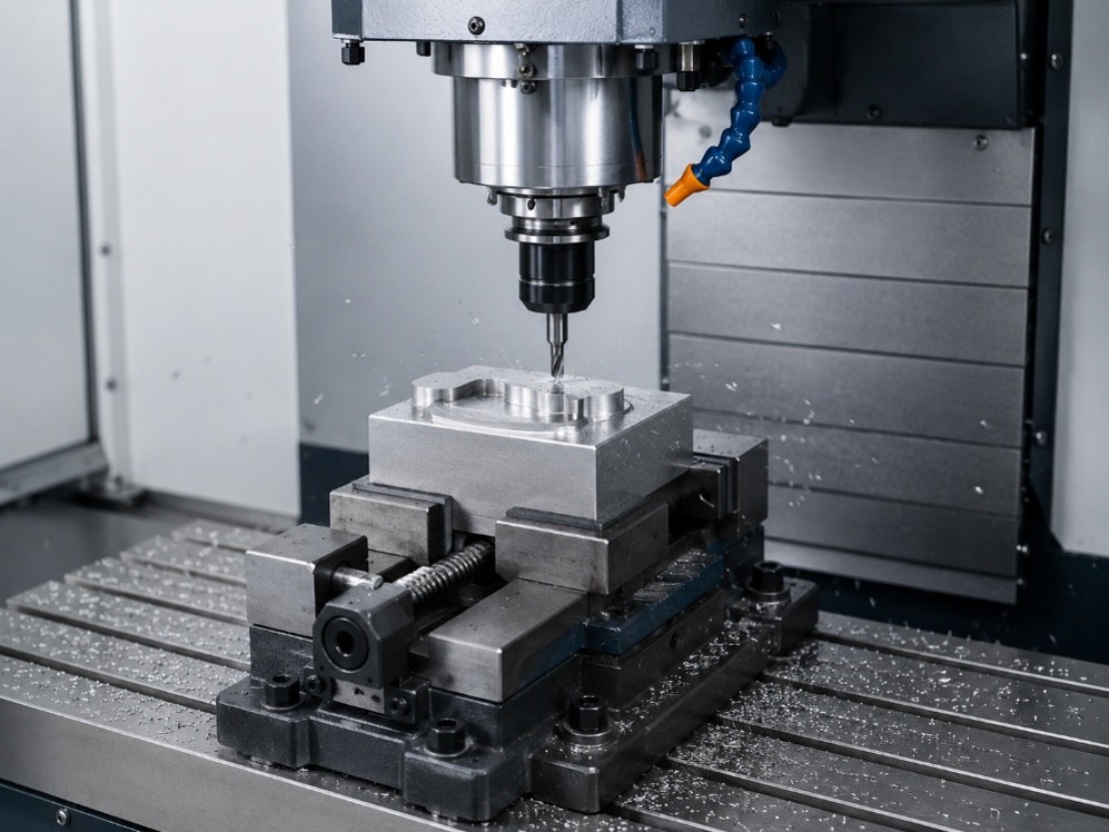 Máy CNC gia công cắt phôi và tạo hình chi tiết
