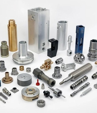 Nhiều chi tiết thực tế bằng nhôm, đồng thau và thép