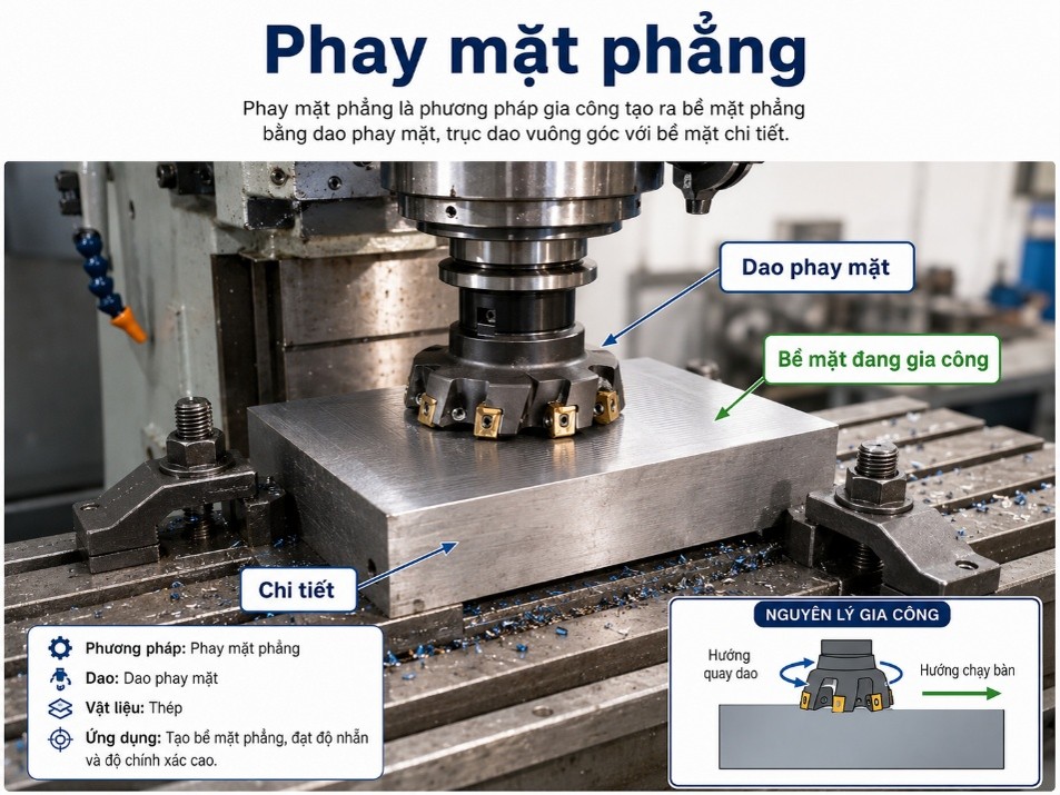 Phay mặt phẳng