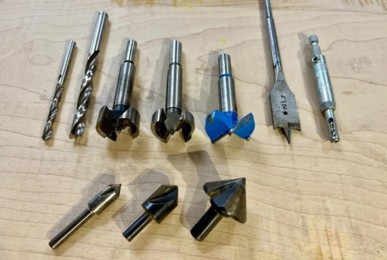 Tập hợp các loại mũi gỗ