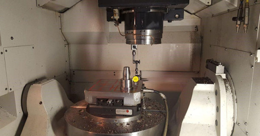 Thiết lập gốc phôi và rà gá chi tiết trên máy CNC bằng đồng hồ so