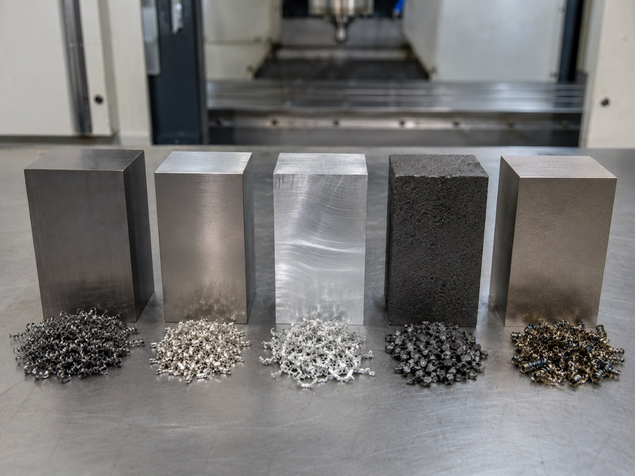 Vật liệu thép, inox, nhôm, gang, hợp kim khó gia công