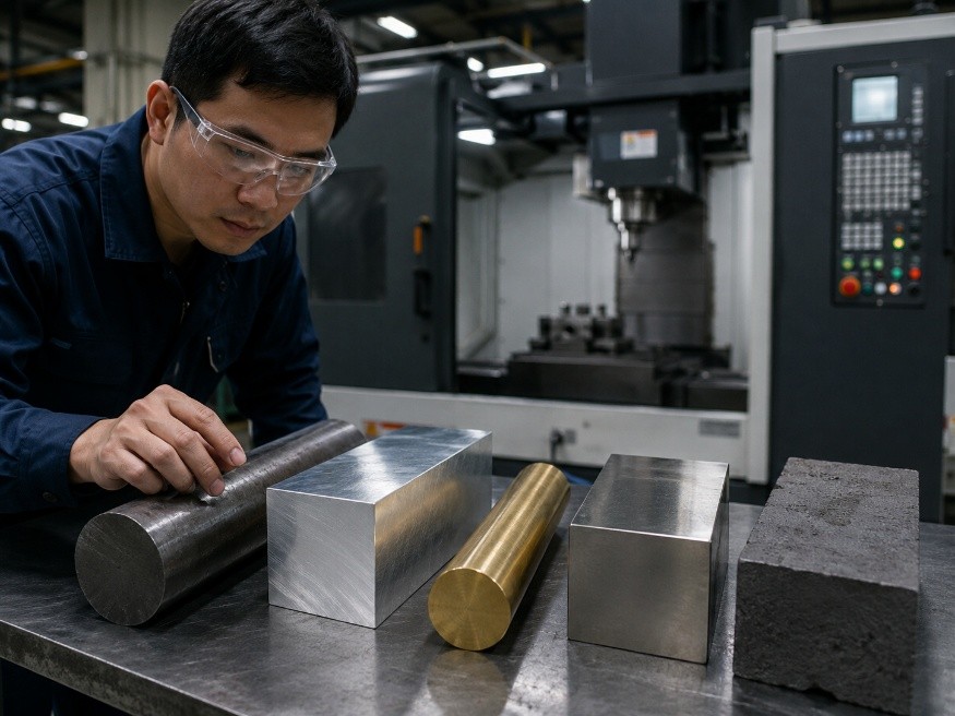 Xác định vật liệu và yêu cầu gia công